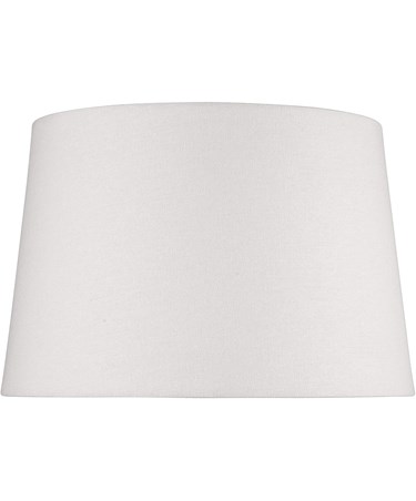 Queenswood Ivory Linen Floor Lamp Shade - 45cm - Replacement Shade - Shade Only
