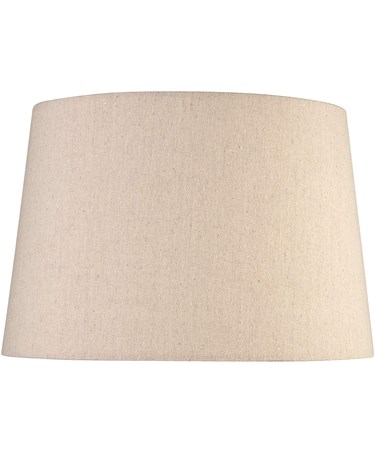 Queenswood 45CM Natural Linen Shade Only for Floor Lamps