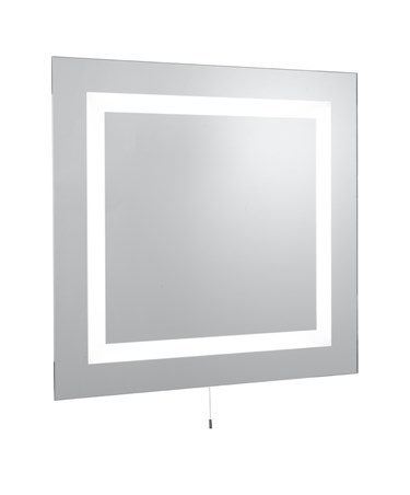 Searchlight Bathroom Mirror Light - Rectangular - T5 - Pull Cord - Ip44 Searchlight Bathroom Mirror Light - Rectangular - T5 - Pull Cord - Ip44