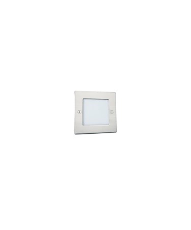 Searchlight Led Recessed Indoor & Outdoor Square Walkover Light - Steel - Ip54