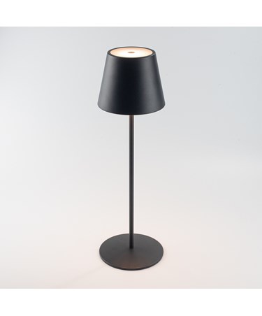 Elipta Rechargeable Battery Outdoor LED Table Lamp - Black