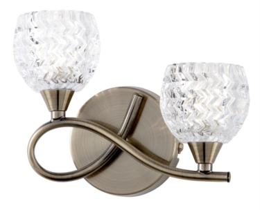 Endon Boyer Left Handed Wall Uplighter - 2 Light Endon Boyer Left Handed Wall Uplighter - 2 Light