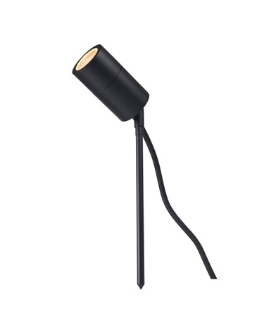 Elipta Compact Spike Spotlight - Black - 240v GU10