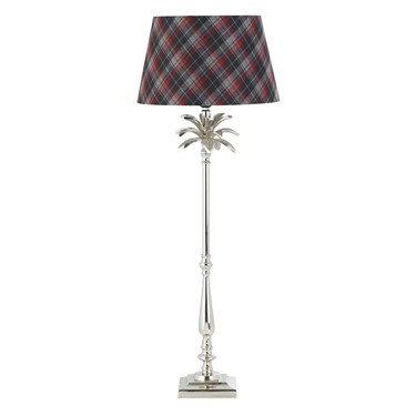 Endon Tall Leaf Table Lamp - Polished Nickel - 785mm - Base Only