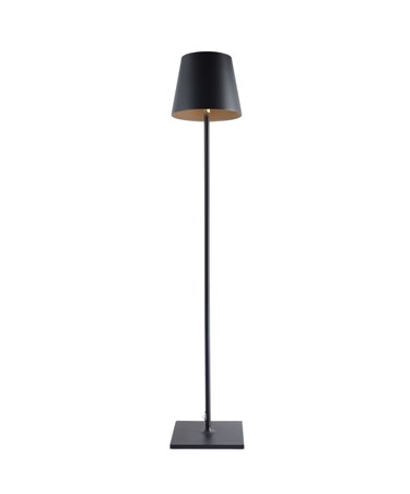 Elipta Modern Rechargeable Battery Outdoor Floor Lamp - 1.5m Tall - LED - Black Elipta Modern Rechargeable Battery Outdoor Floor Lamp - 1.5m Tall - LED - Black