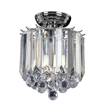 Endon Fargo Flush Ceiling Light - Chrome - 2 Light Endon Fargo Flush Ceiling Light - Chrome - 2 Light