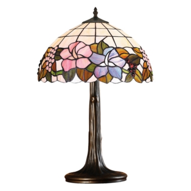 Lily Medium Tiffany Style Stained Glass Table Lamp