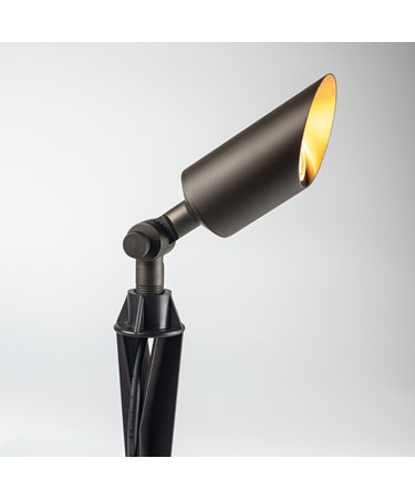 Patilo Pegasus spike spotlight 12V MR16 - Bronze finished Brass