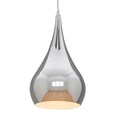 Modern Designer Teardrop Ceiling Pendant Light - Chrome - Medium