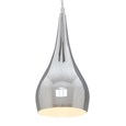 Modern Designer Teardrop Ceiling Pendant Light - Chrome - Small