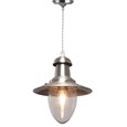 Fisherman Single Pendant Ceiling Light - Silver