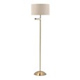 Swing Arm Floor Lamp Antique Brass