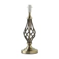 Queenswood Classic Barley Twist Table Lamp Base Only - Antique Brass