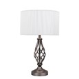 Queenswood Table Lamp Pewter - Ivory String Shade