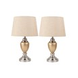 Bailey Champagne Table Lamp (X2 Pair)