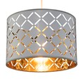 Laiser Cut Out Gold Lined Pendant Shade