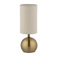 Modern Brass Brushed Metal Ball Small Touch Control Table Lamp