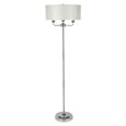 Korus Floor Lamp - Grey Linen