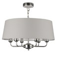 Korus 6 Ceiling Light with Grey Shade