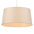 Tapered Beige Large Ceiling Light Lamp Shade - 40cm - Shade Only