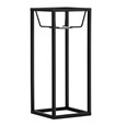 Quattro Modern Matt Black Frame Ceiling Pendant - Shade Only