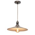 Stockborough Twisted Cable Ceiling Pendant Light - Antique Brown