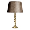Bergen Antique Table Lamp with Dark Charcoal Shade