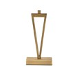 V Design Antique Brass Slimline Table Lamp Base