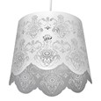 Laura Cream Steel Stencil Ceiling Light Pendant Shade Only