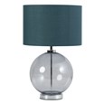 Orb Smokey Blue/Chrome Table Lamp