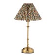 Florence Rechargeable Antique Table Lamp with Floral Pleated Coolie