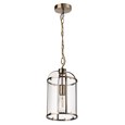 Lambert Antique Brass Single Lantern Pendant Ceiling Light
