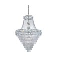 Searchlight Louis Philipe Crystal 28 Light Tiered Chandelier - Crystal & Chrome