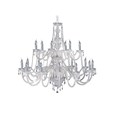 Searchlight Hale 18 Light Chandelier With Crystal Fittings - Chrome
