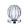 Searchlight Touch Table Lamp - Chrome - Frosted Glass & Clear Acrylic