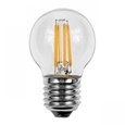 4W ES/Edison Screw Golf Ball Shape Clear Filament LED Light Bulb - Warm White