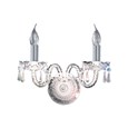 Searchlight Hale  Double Wall Light - With Crystal Trimmings - Chrome