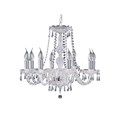 Searchlight Hale  8 Light Chandelier With Crystal Fittings - Chrome
