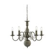 Searchlight Greythorne Vintage Ceiling 5 Light - Textured Grey Finish