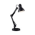 Searchlight Desk Partners - Shiny Black Hobby Table Lamp