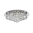 Searchlight Hanna 8 Light Round Fitting - Chrome - Round Crystals