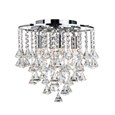 Searchlight Dorchester Ceiling Light - Chrome - Diamond Crystal Drops