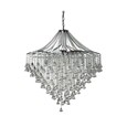 Searchlight Dorchester 7 Light Chandelier - Chrome - Diamond Crystal Drops