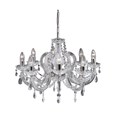 Searchlight Marie Therese  8 Light Chandelier - Crystal - Chrome