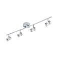 Searchlight Bubbles Effect Led - 2 Light Spot Dual Bar - Chrome & Acrylic Shade