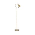 Searchlight Adjustable Floor Lamp - Large Metal Head - Antique Brass