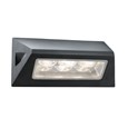 Searchlight Led Outdoor Wall Light - Black - Oblong - White Led