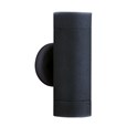 Searchlight Outdoor & Porch Wall Light - 2 Light Black GU10 50W