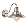 Endon Mendip Wall Light - Satin Nickel