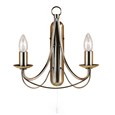 Searchlight Maypole Double Wall Light - Antique Brass